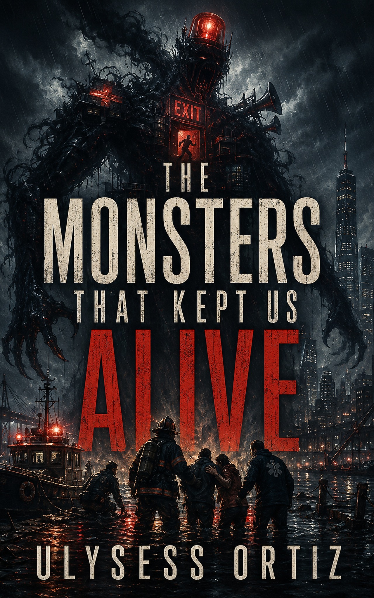 Cover of The Monsters That Kept Us Alive by Ulysess Ortiz