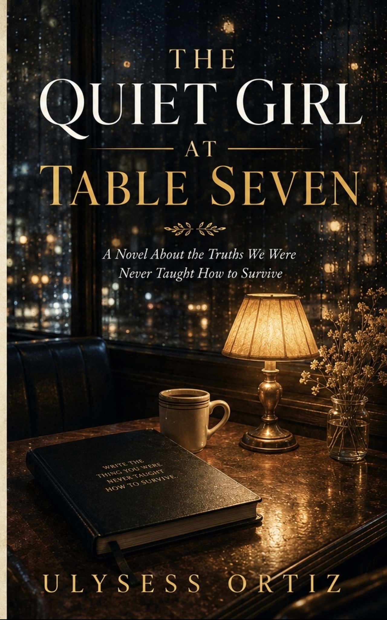 Cover of The Quiet Girl at Table Seven by Ulysess Ortiz