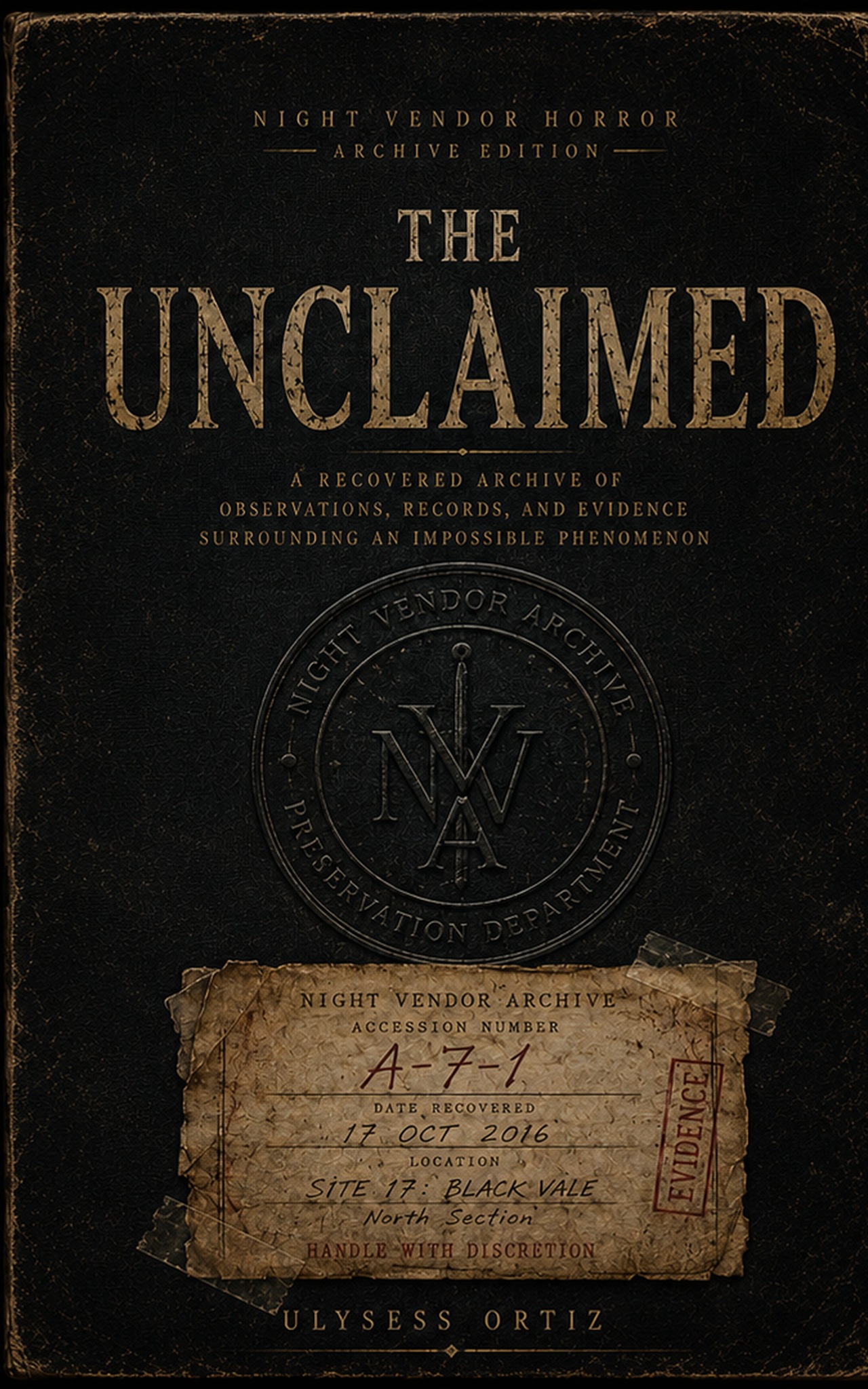 Cover of The Unclaimed by Ulysess Ortiz